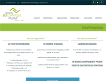 Tablet Screenshot of maison-bioclimatique-passive.com